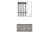 Mondeer Garderoben-Set (2-St), Garderobe mit Schuhbank Bild 5