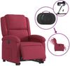 vidaXL Relaxsessel mit Aufstehhilfe Elektrisch Weinrot Samt 3204327 Bild 5
