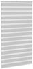 vidaXL Doppelrollo Hellgrau 130x230 cm Stoffbreite 125,9 cm Polyester 4014501 Bild 3