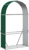 vidaXL Kaminholzunterstand Grün 120x45x210 cm Verzinkter Stahl 364542 Bild 2