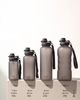 MAMEIDO Trinkflasche, mit 2-in-1 Deckel, Zeitmarkierung, Handschlaufe in 0,5l, 1l, 1,5l & 2l Bild 2