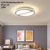 Eurohandisplay LED Deckenleuchte LED Deckenlampe Fernbedienung dimmbar Farbton einstellbar Top Angebot, LED fest integriert, Warm- bis Kaltweiß, Lichtfarbe und Helligkeit einstellbar mit Wandschalter Bild 2
