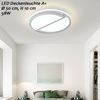 Eurohandisplay LED Deckenleuchte LED Deckenlampe Fernbedienung dimmbar Farbton einstellbar Top Angebot, LED fest integriert, Warm- bis Kaltweiß, Lichtfarbe und Helligkeit einstellbar mit Wandschalter Bild 3