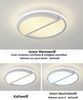 Eurohandisplay LED Deckenleuchte LED Deckenlampe Fernbedienung dimmbar Farbton einstellbar Top Angebot, LED fest integriert, Warm- bis Kaltweiß, Lichtfarbe und Helligkeit einstellbar mit Wandschalter Bild 4