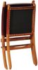 vidaXL Relaxstuhl Klappbar Dunkelbraun Echtleder 356375 Bild 5