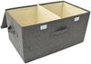 vidaXL Aufbewahrungsbox Stoff 50x30x25 cm Anthrazit 332912 Bild 4