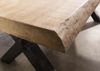 Baumtisch Mango 240x100x77 beige lackiert / X-Beine anthrazit glänzend FREEFORM 5 Bild 5