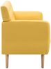 vidaXL 3-Sitzer-Sofa Stoff 172x70x82 cm Gelb 247127 Bild 4