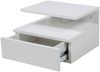 Nachttisch >Randers< in Weiß aus MDF - 35x22,5x32cm (BxHxT) Bild 4