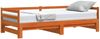 vidaXL Tagesbett Ausziehbar Wachsbraun 80x200 cm Massivholz Kiefer 847161 Bild 4