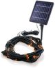 esotec LED-Lichternetz Solar Lichtvorhang mit 144 LEDs bernsteinfarben 1800K 1,5x1,5m 102191 Bild 2