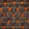 esotec LED-Lichternetz Solar Lichtvorhang mit 144 LEDs bernsteinfarben 1800K 1,5x1,5m 102191 Bild 3