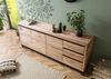 Sideboard Wildeiche 210x45x85 bianco geölt VILLANDERS #252 Bild 2