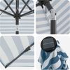vidaXL Garten Sonnenschirm mit LED-Lichtern 300x300 cm Polyester 42036275 Bild 5