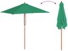 vidaXL Sonnenschirm mit Holz-Mast 150x200 cm Grün 44534 Bild 5