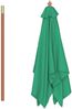 vidaXL Sonnenschirm mit Holz-Mast 150x200 cm Grün 44534 Bild 4