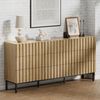 UEV Kommode schmal Sideboard für Wohnzimmer Schlafzimmer Flur (Packung, Aufbewahrungsschrank), Kippsicherung, Aufbewahrungskommode, TV Board Schubladenschrank Buffet Bild 2