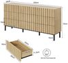 UEV Kommode schmal Sideboard für Wohnzimmer Schlafzimmer Flur (Packung, Aufbewahrungsschrank), Kippsicherung, Aufbewahrungskommode, TV Board Schubladenschrank Buffet Bild 3