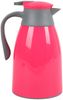 Isolierkanne Kaffeekanne Thermokanne Teekanne 900ml aus Kunststoff mit Druckknopf-Funktion & Vakuum-Hartglaseinsatz Getränke Bild 3