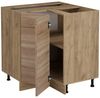 Eckunterschrank R-Line Sonoma 75.6 cm ohne Arbeitsplatte Vicco Bild 3