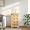 vidaXL Nachttisch Corona 53x39x84 cm Massivholz Kiefer 4005660 Bild 3