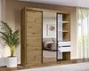 OTTO home Schwebetürenschrank Tonara Schrank, Kleiderschrank 2,00m Breite, Schiebetürenschrank (Schrank mit leichtgängiger Schiebetür, in 4 Farben, Top Ausstattung) inklusive Spiegeltür, 2 Kleiderstangen & 4 Schubkastenauszügen Bild 4