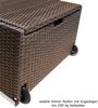 RS Trade 'Verona High' Gartenliege, verstellbare Rückenlehne, Poly-Rattan, 200 x 70 x 40 cm Bild 4