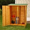 Gartenschrank Geräteschuppen Holzhäuschen Gerätehaus Verschließbar Stauraum Holz Bild 4