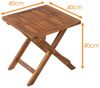 Beistelltisch Holztisch Lounge Tisch Kaffeetisch Gartentisch Klapptisch Akazie Bild 2