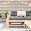 vidaXL Gartensofa mit Armlehne und Kissen Massivholz Kiefer 844920 Bild 3