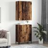 vidaXL Highboard 2 pcs Altholz Holzwerkstoff 3394569 Bild 4
