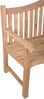 Gartenbank NINA 3-Sitzer - 150cm Breit, Teak, Hellbraun | Terrassenbank Wetterfest Sitzbank Outdoor Bank Bild 2