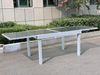Garten-Sitzgruppe ARNO 7-tlg. - Aluminium, Grau | Gartenmöbel-Set Gartengarnitur Garten-Essgruppe mit Hochlehner-Klappstühlen und Esstisch Bild 2