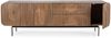 TV Board Saris aus Mangoholz, modernes Design, Braun Natur, 172 cm Breite, Metallgestell Bild 3
