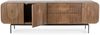 TV Board Saris aus Mangoholz, modernes Design, Braun Natur, 172 cm Breite, Metallgestell Bild 2
