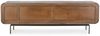 TV Board Saris aus Mangoholz, modernes Design, Braun Natur, 172 cm Breite, Metallgestell Bild 4