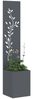 vidaXL Garten Sichtschutz-Leinwand Floral Anthrazit 32 x 32 x 150 cm 876408 Bild 3