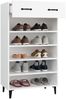 vidaXL Schuhschrank Weiß 60x35x105 cm Holzwerkstoff 812789 Bild 4