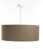 BPS Koncept 06A-018-60 Hängeleuchte BOHO ELEGANT E27 1x40W Stoff strukturiert auf PVC-Kunststoff beige, creme H:90cm Ø60cm dimmbar Bild 2