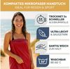 Blumtal Sporthandtuch Mikrofaser Handtuch - kompakte Mikrofaser Handtücher, Mikrofaser (inkl. Transporttasche, einzeln oder als Set verfügbar, 2-St), ultra leicht & schnelltrocknend, Reisehandtuch, Strandhandtuch Bild 3