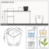 LECHUZA QUADRO Premium LS 28 weiß hochglanz 16140 Bild 3