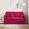 vidaXL Sofa Weinrot 138 x 78 x 80 cm Samt 42024418 Bild 3
