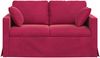 vidaXL Sofa Weinrot 138 x 78 x 80 cm Samt 42024418 Bild 4