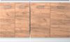 Dachschrägenschrank-Set Rion Goldkraft Eiche/Weiß 2er Set Vicco Bild 5