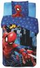 Wendebettwäsche in Blau Spiderman Bettwäsche - Abenteuer im Kinderzimmer 135x200 cm Bild 4