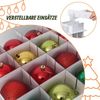 Relaxdays Weihnachtskugel Aufbewahrungsbox Bild 5