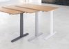 Sitz-Steh-Schreibtisch elektrisch 180x80 cm Eiche/Silber Bild 3