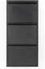 Spinder Schuhschrank mit 3 Klappen Schwarz, Billy 3 Bild 3