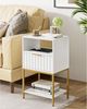 Nachttisch mit Goldrahmen 3-Tier Endtisch Bild 5