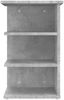 vidaXL Beistellregal Betongrau 35x35x55 cm Holzwerkstoff 806278 Bild 5